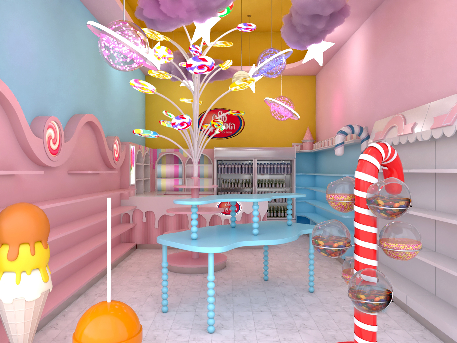 candy store design