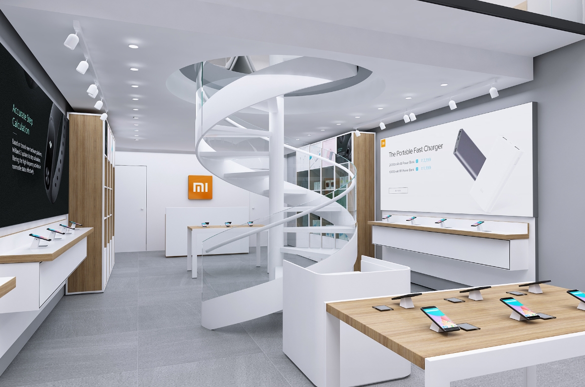 mobile phone shop design