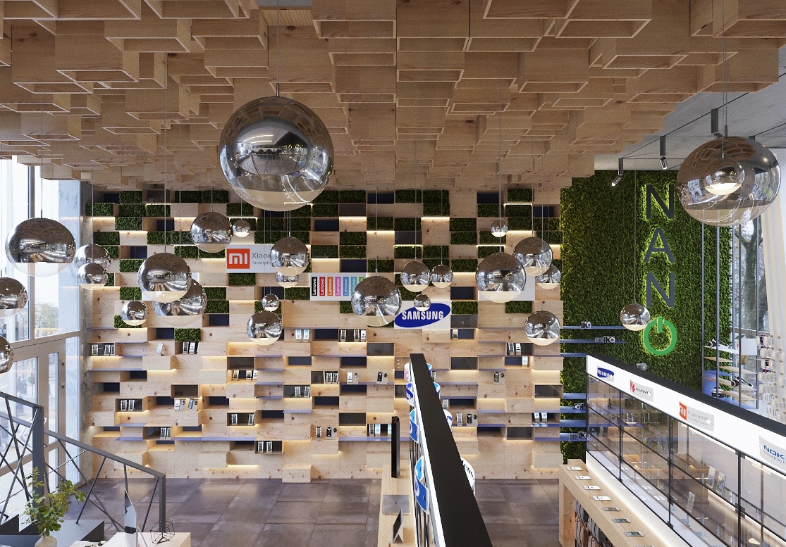 cell phone shop design 
