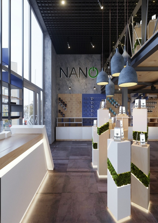 cell phone shop design
