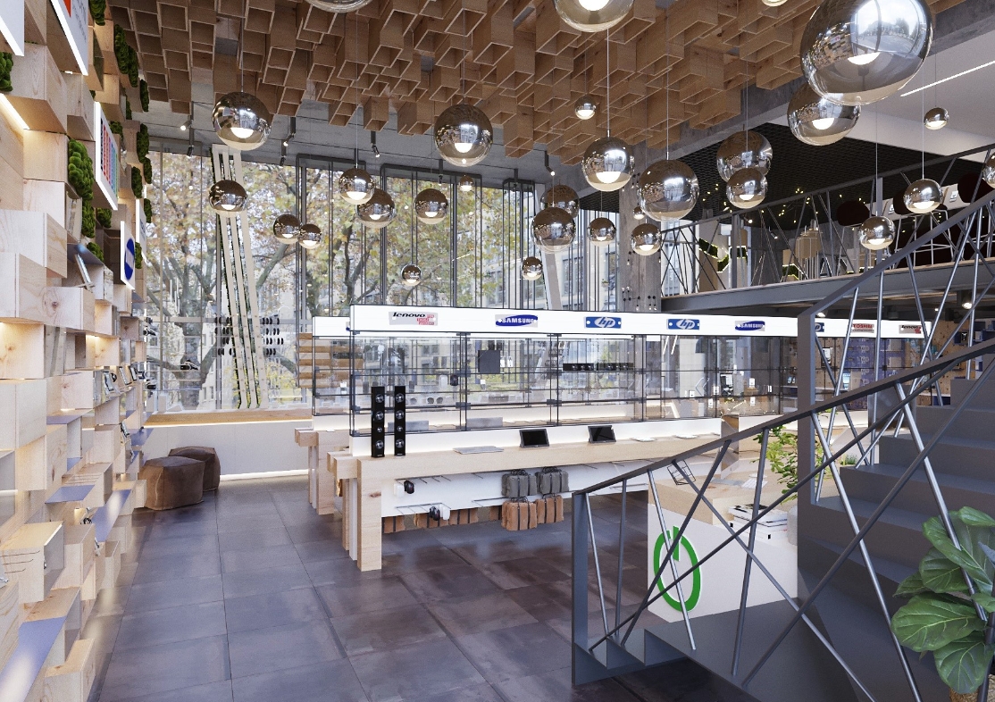 cell phone shop design 