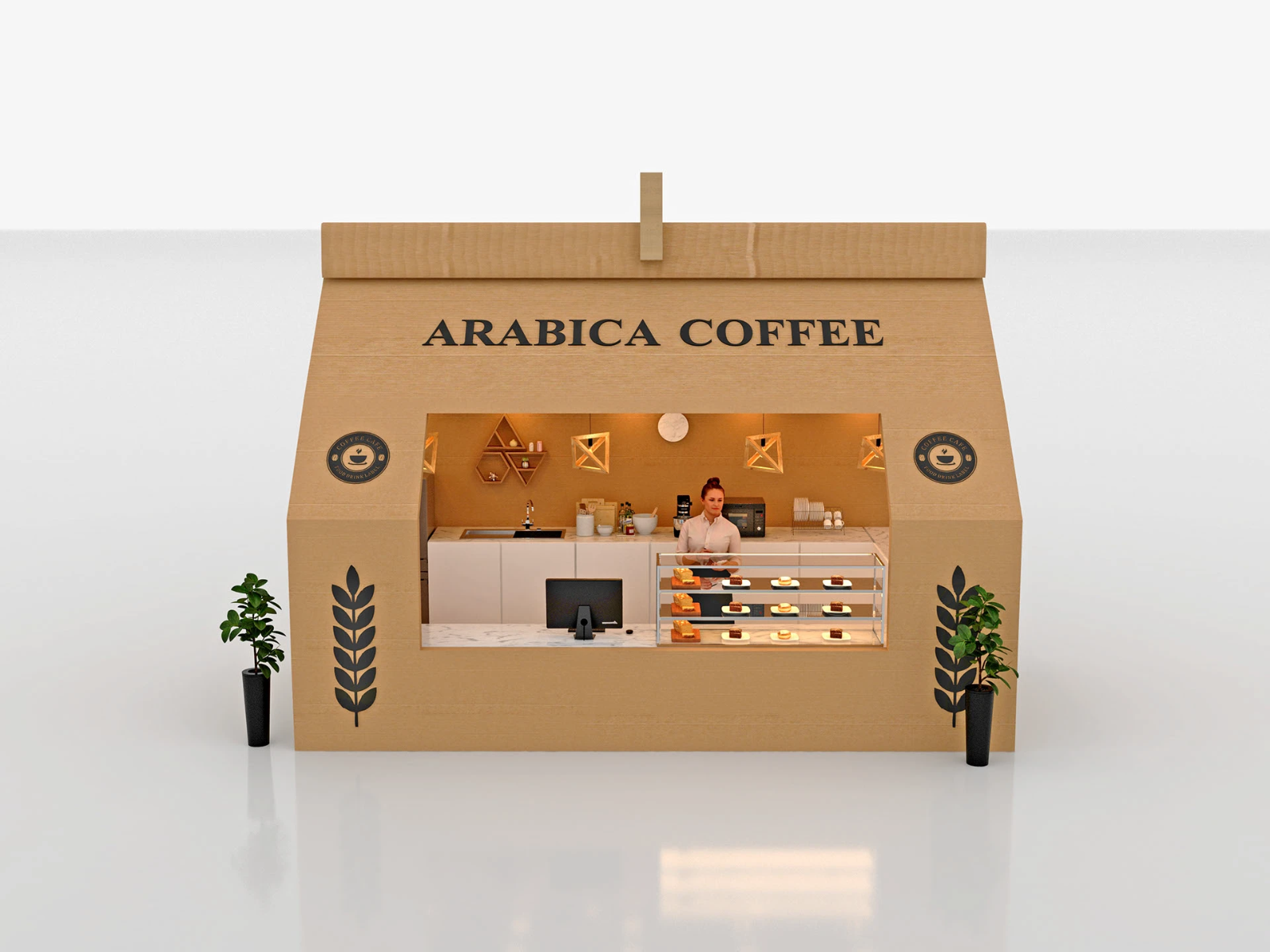 coffee booth