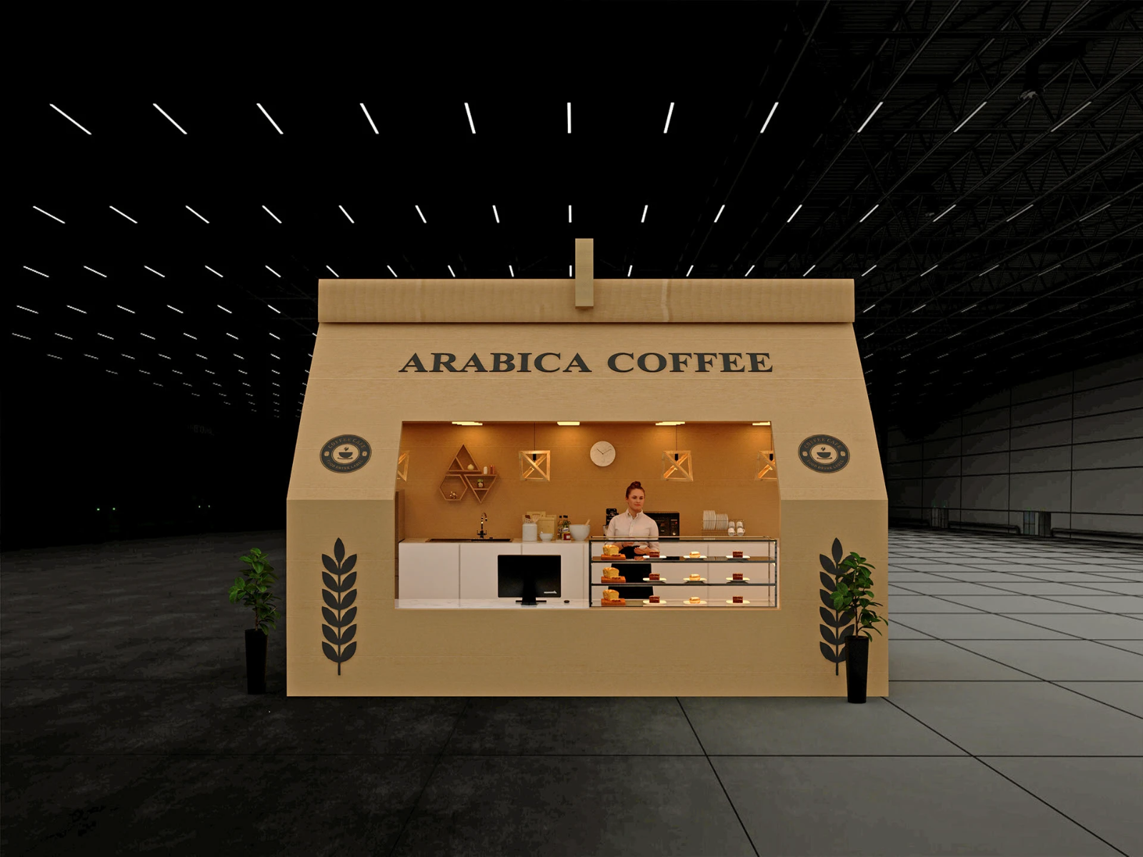 coffee booth