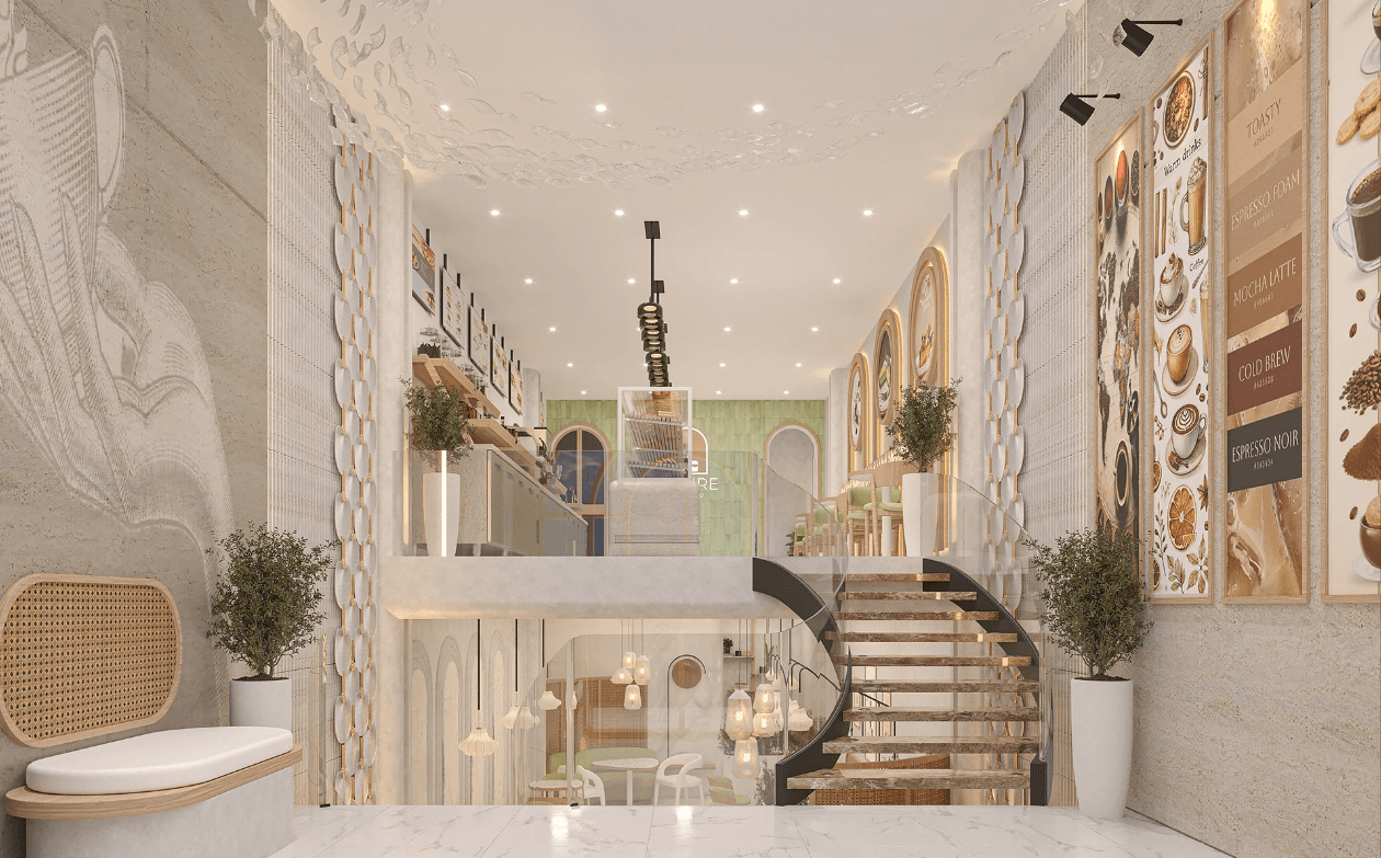 coffee shop showcase