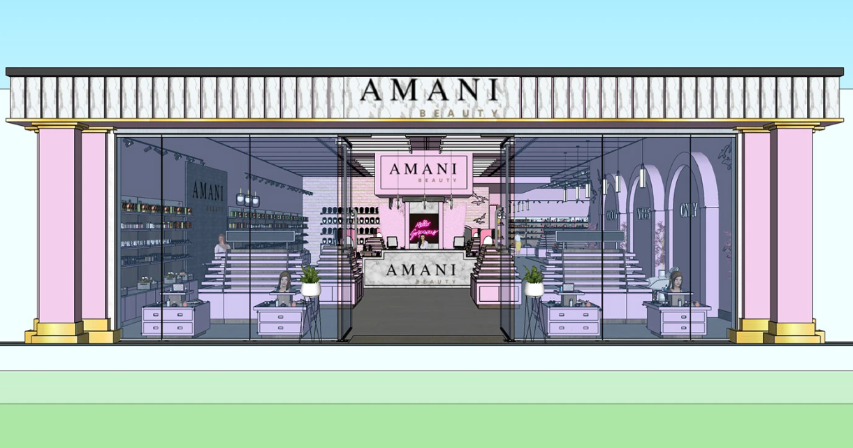 cosmetic shop design
