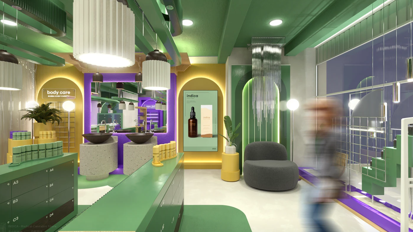cosmetic shop design