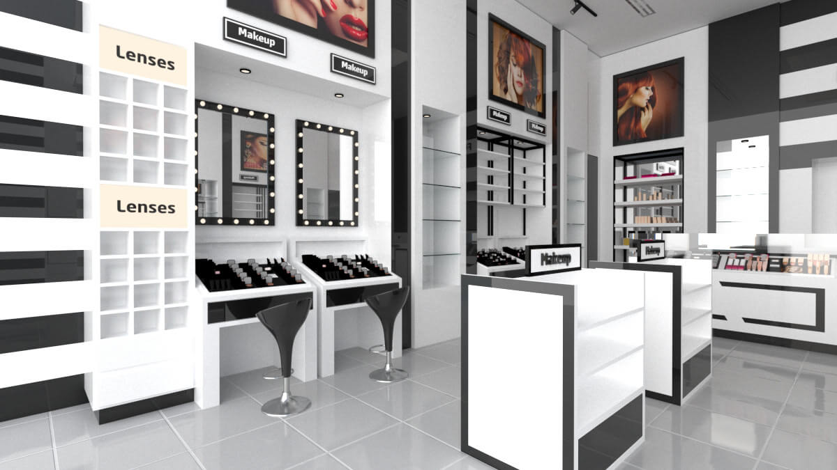 cosmetic store design
