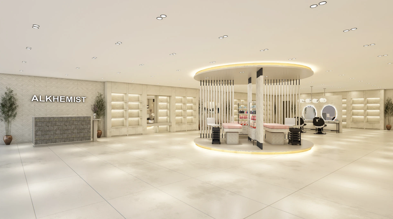 cosmetic shop design