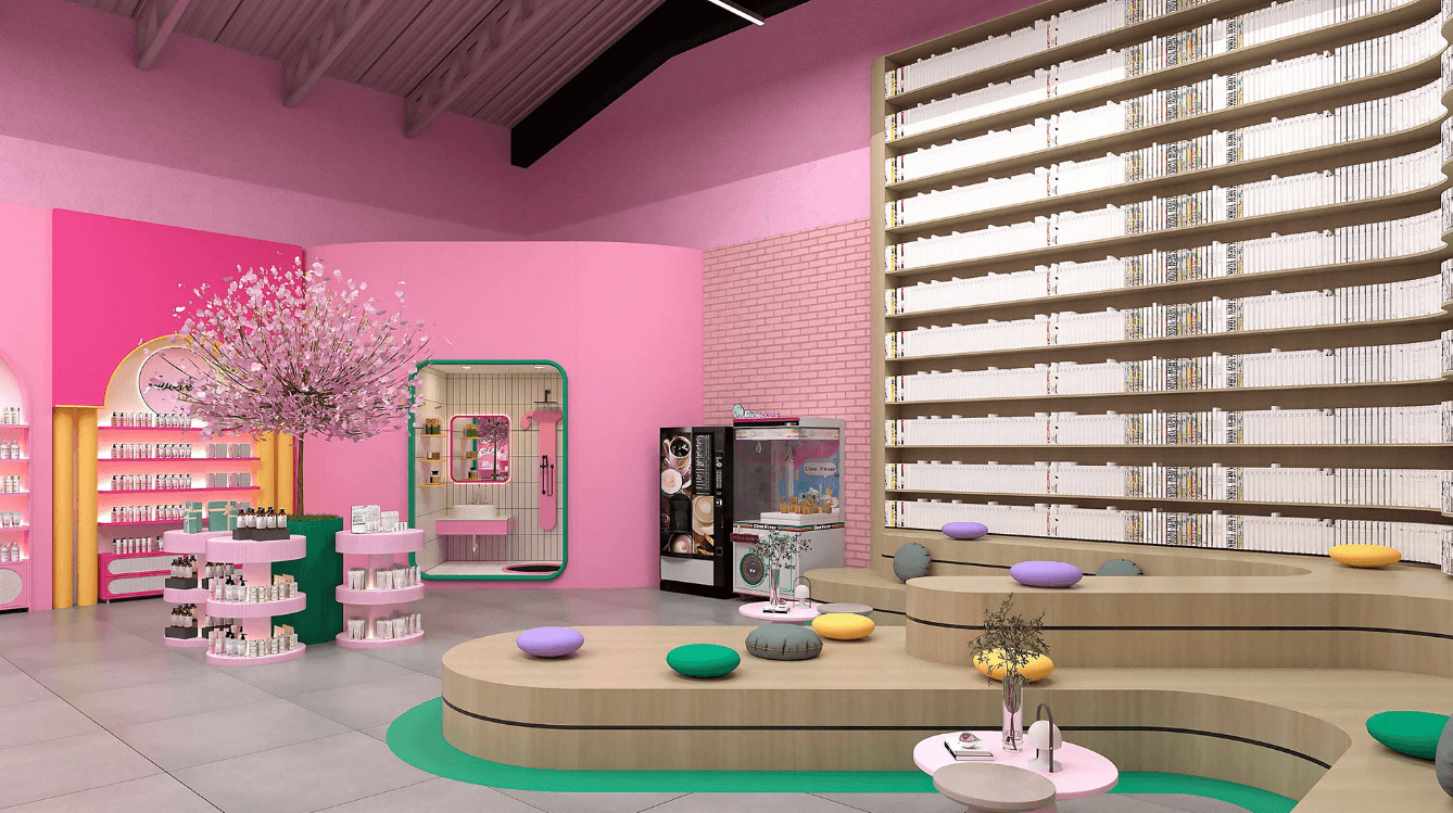 cosmetic store design