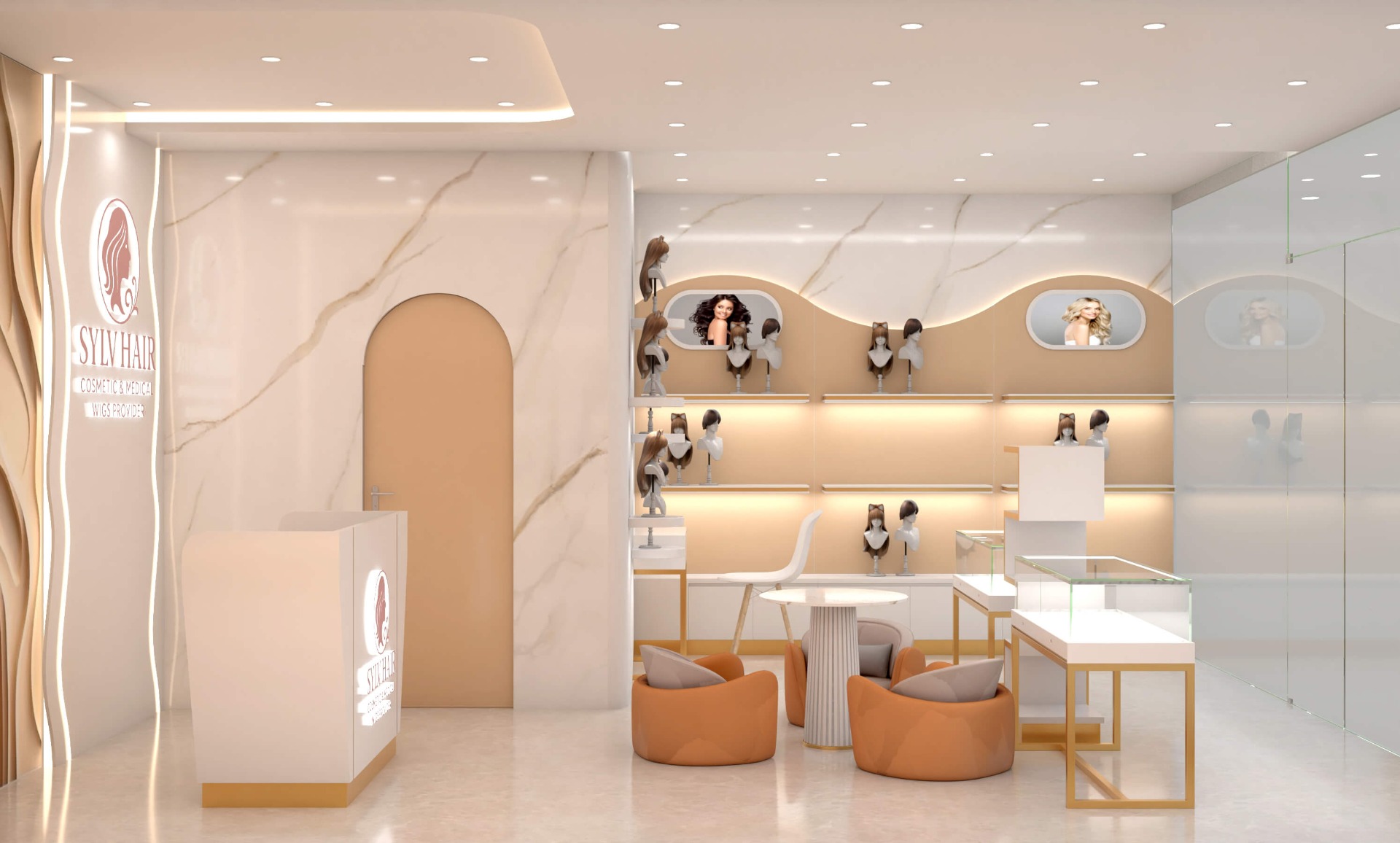 wig store design