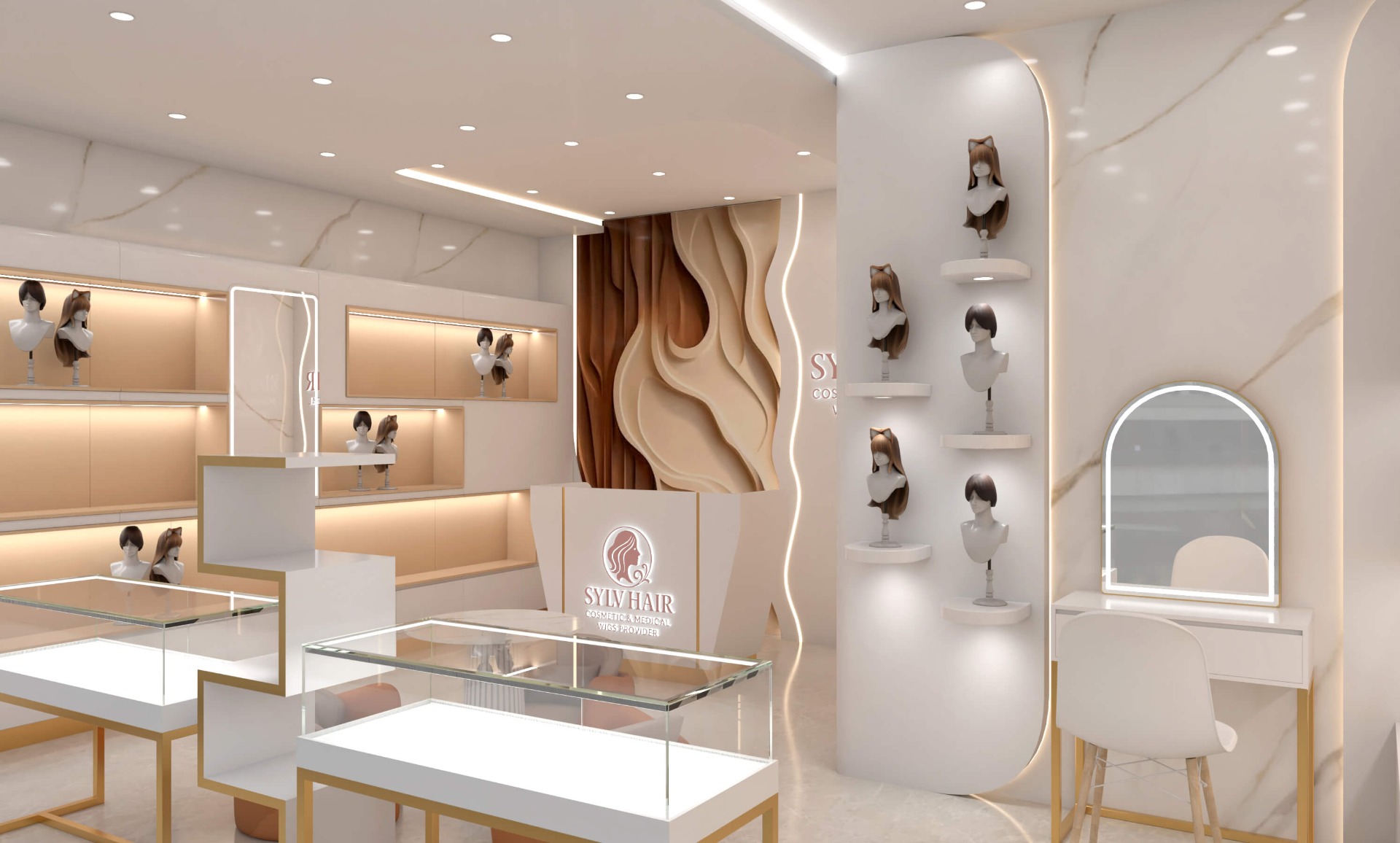 wig store design