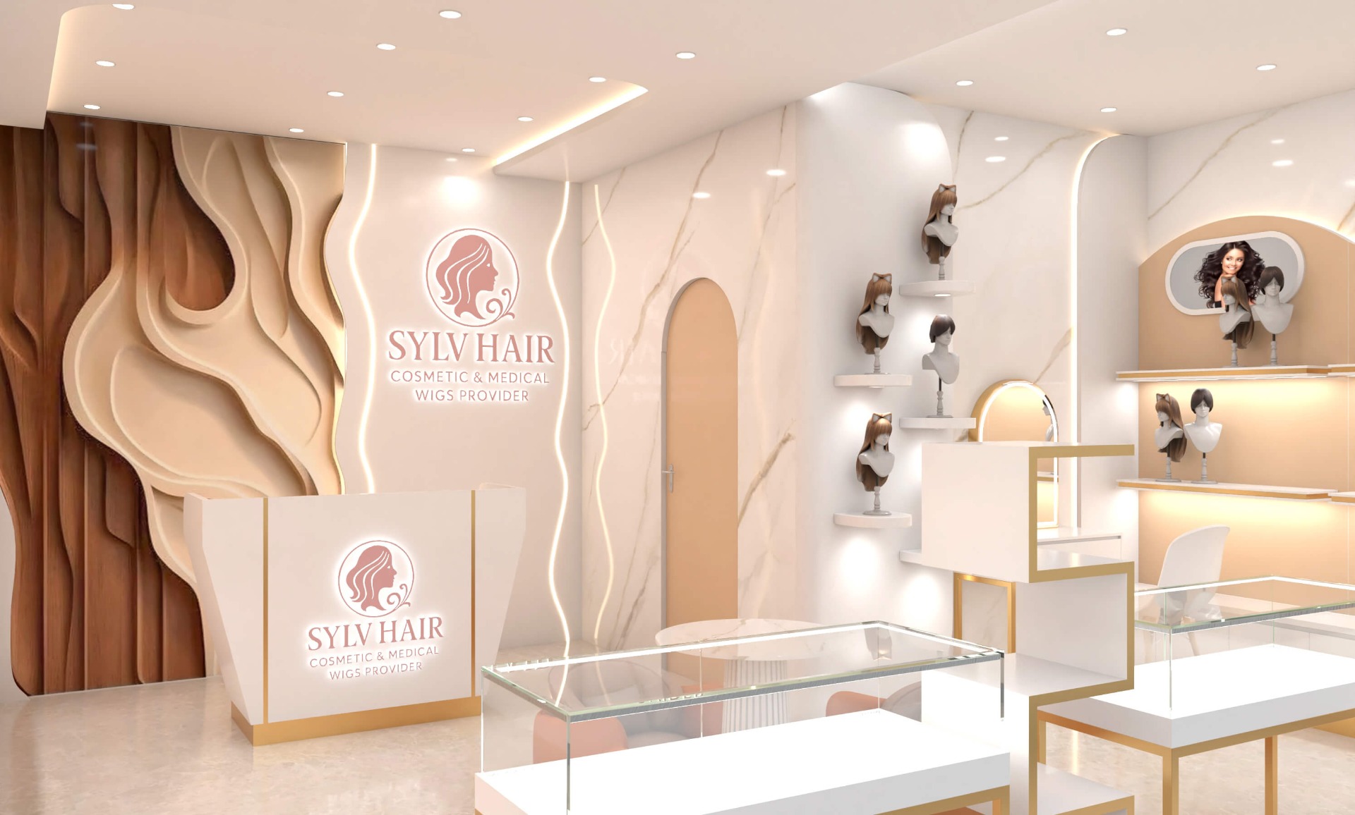 wig store design
