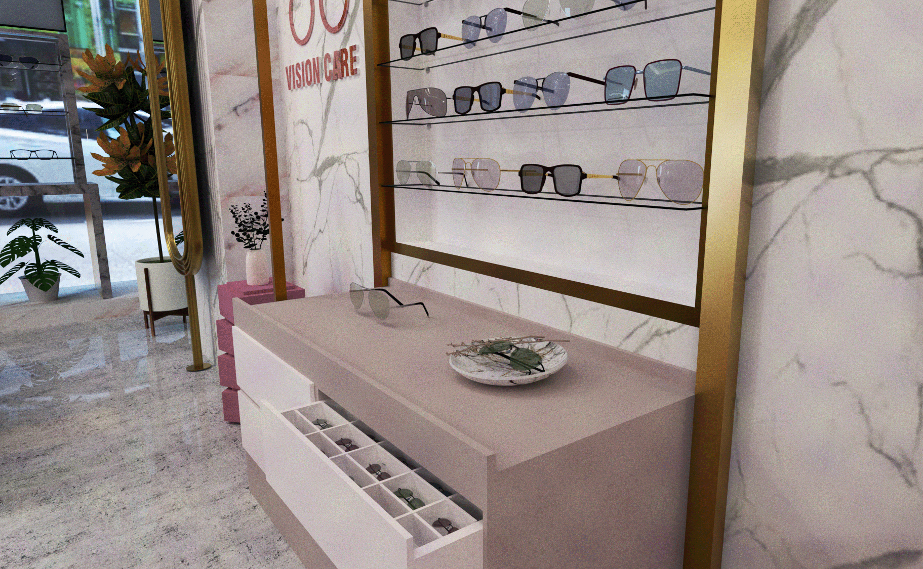 eyewear store