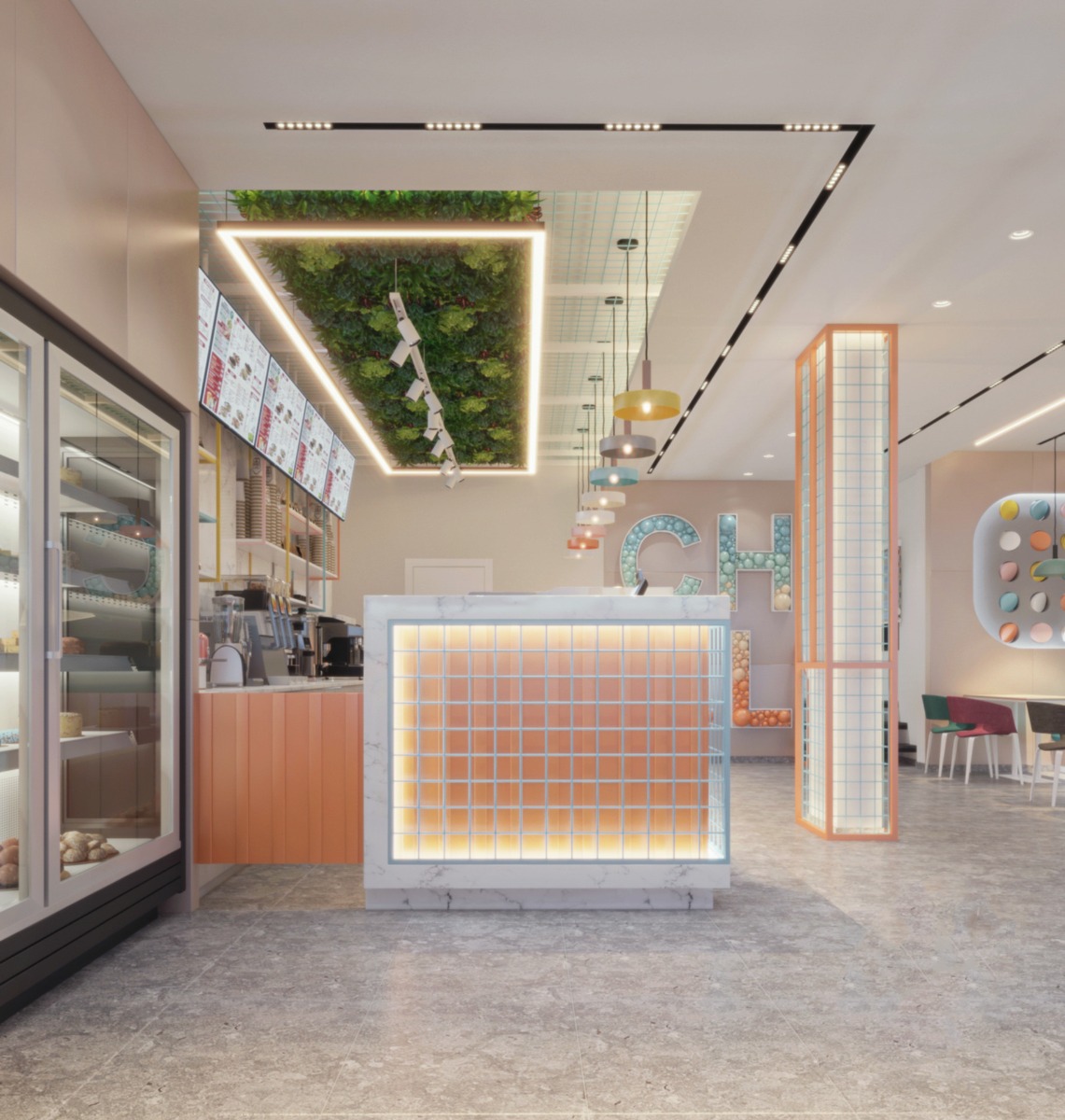 ice cream shop