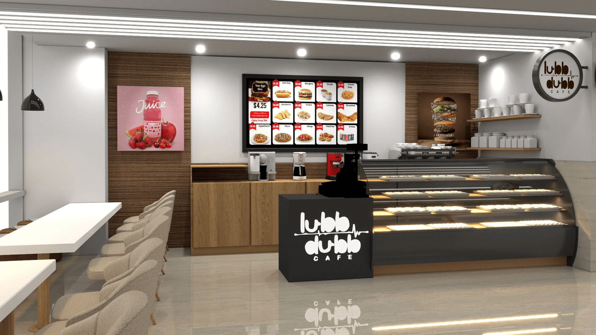 fast food corner