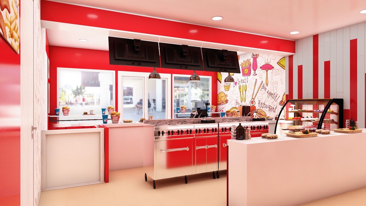 food bar counter