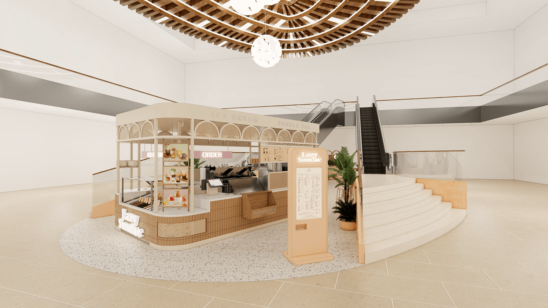 food court