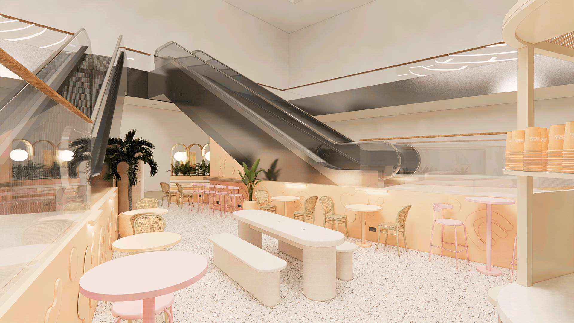 food court
