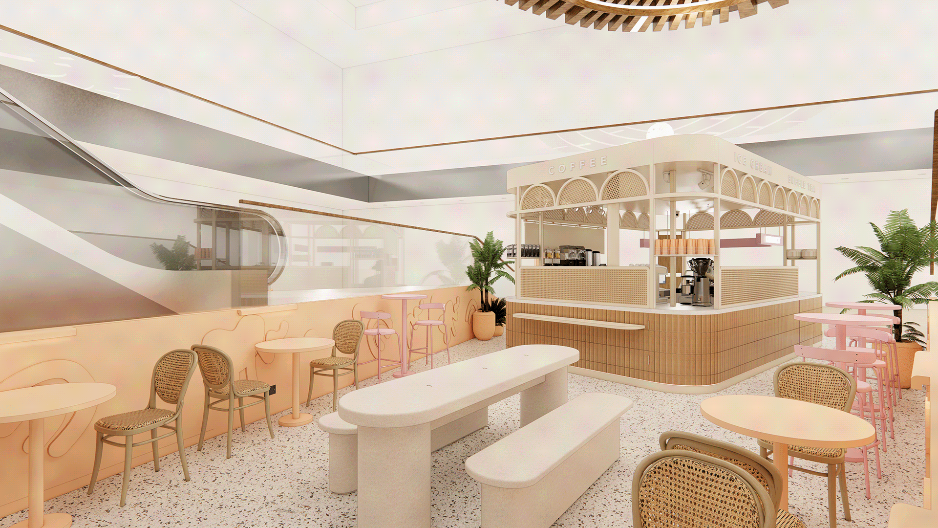 food court