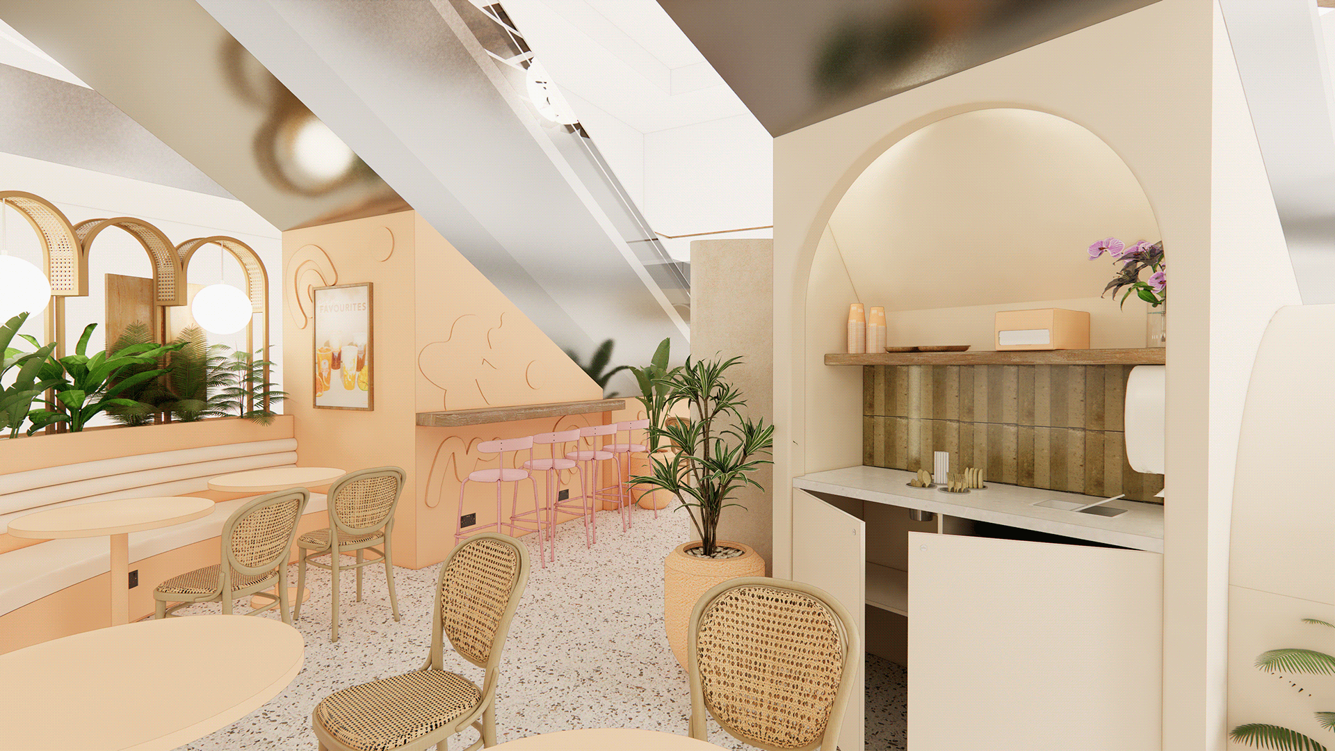 food court
