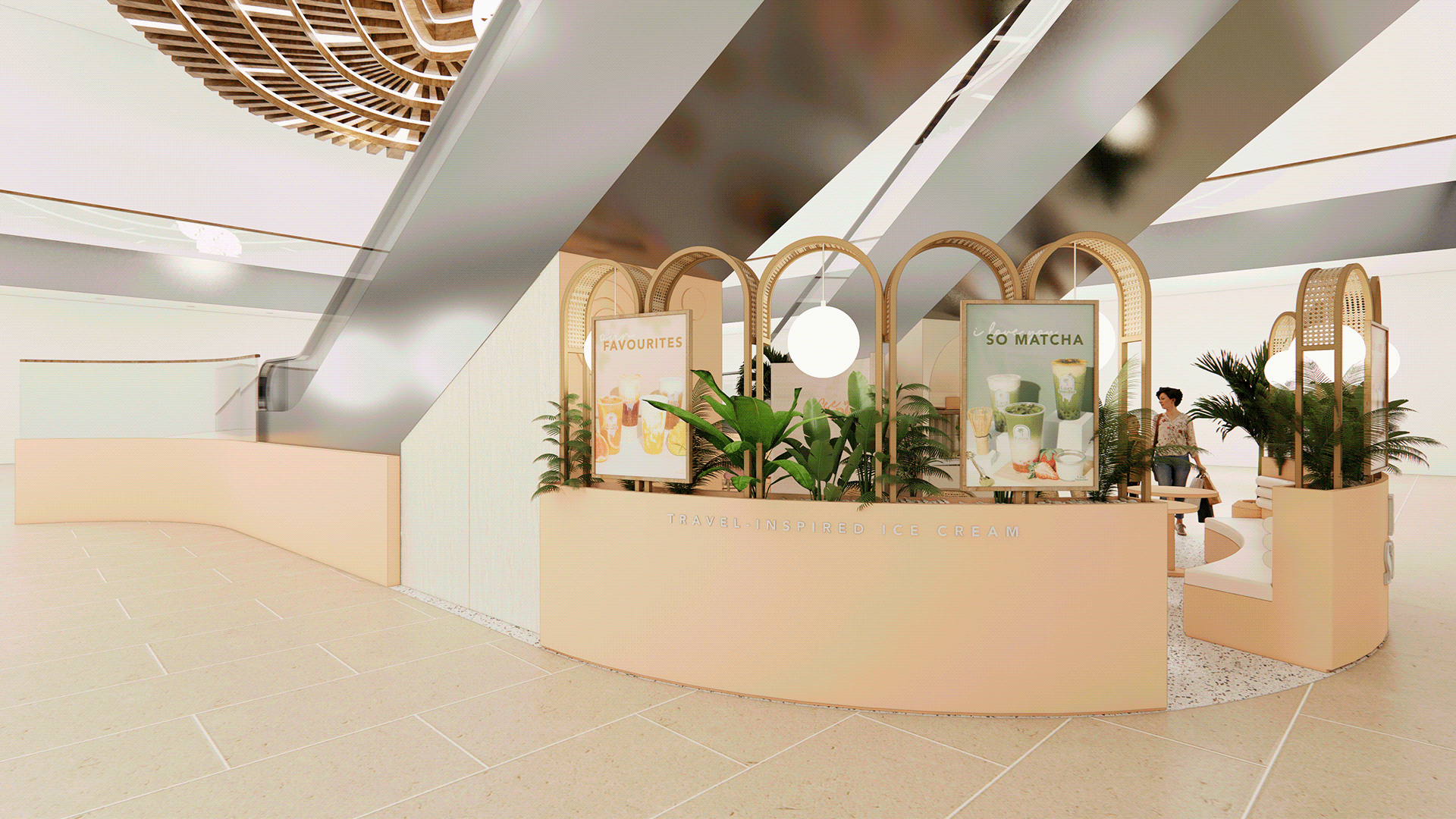 food court