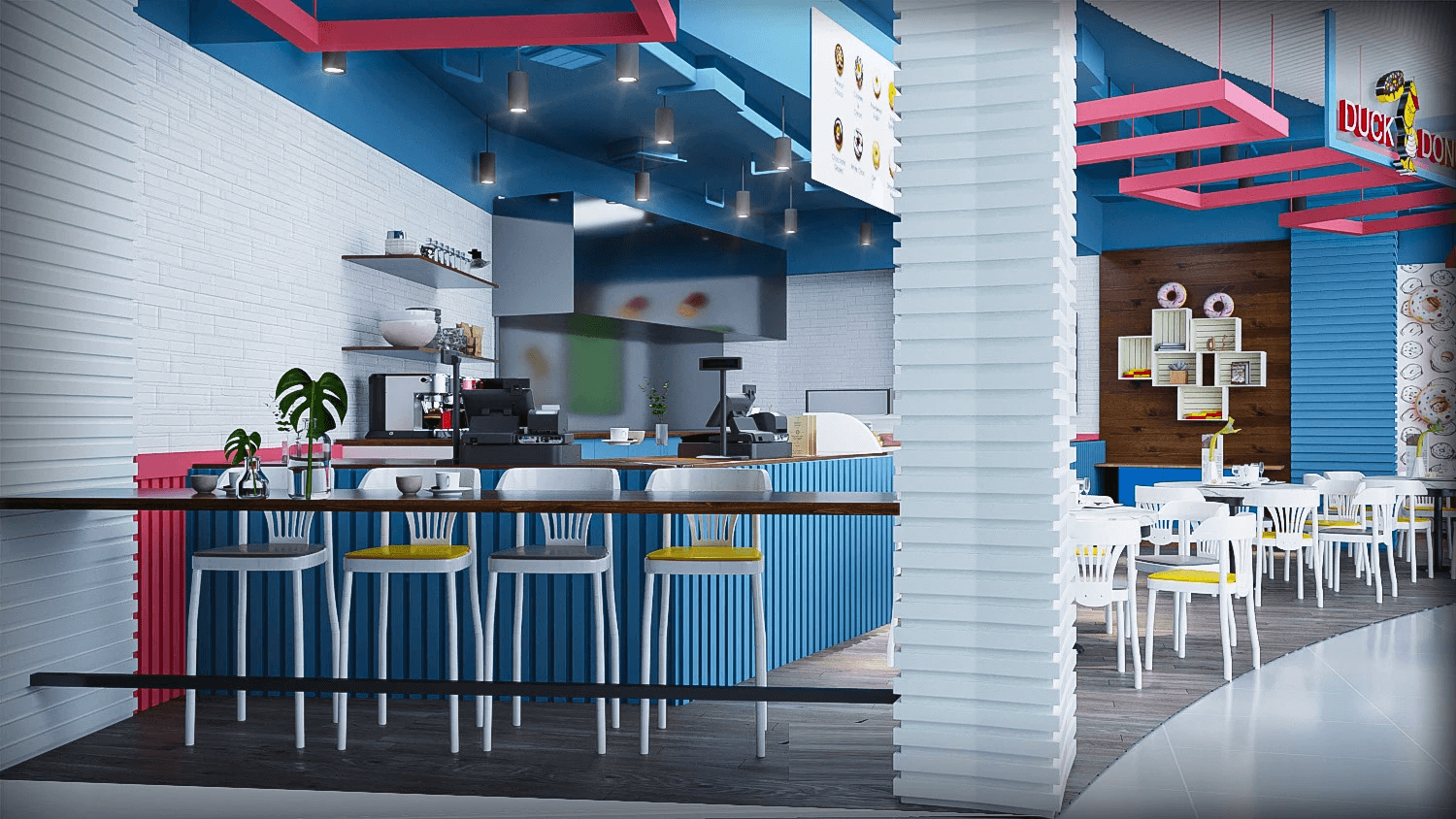 food court