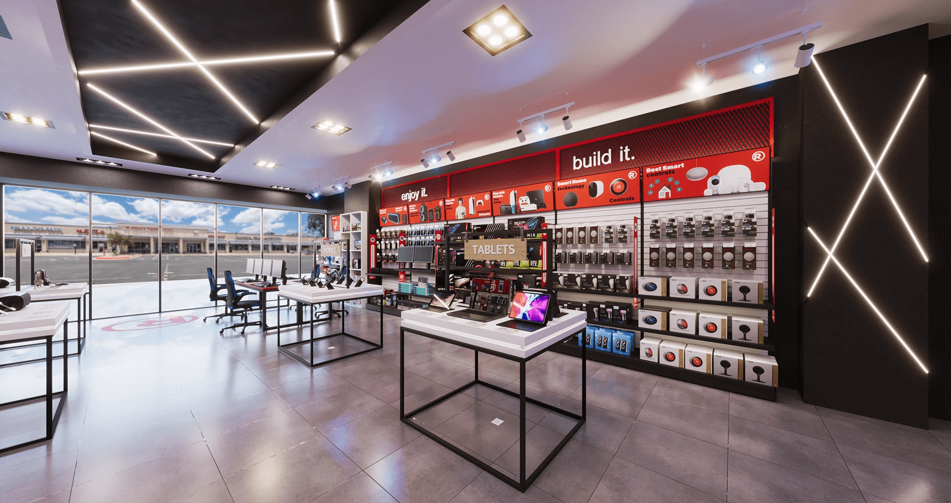 electronic shop