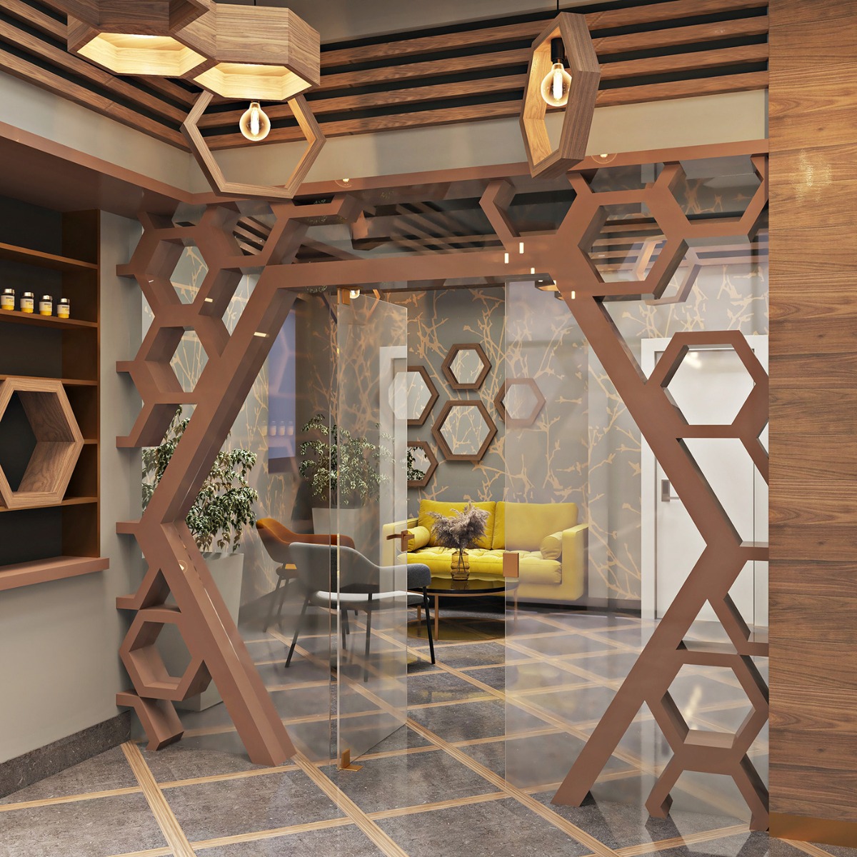 honey shop design 