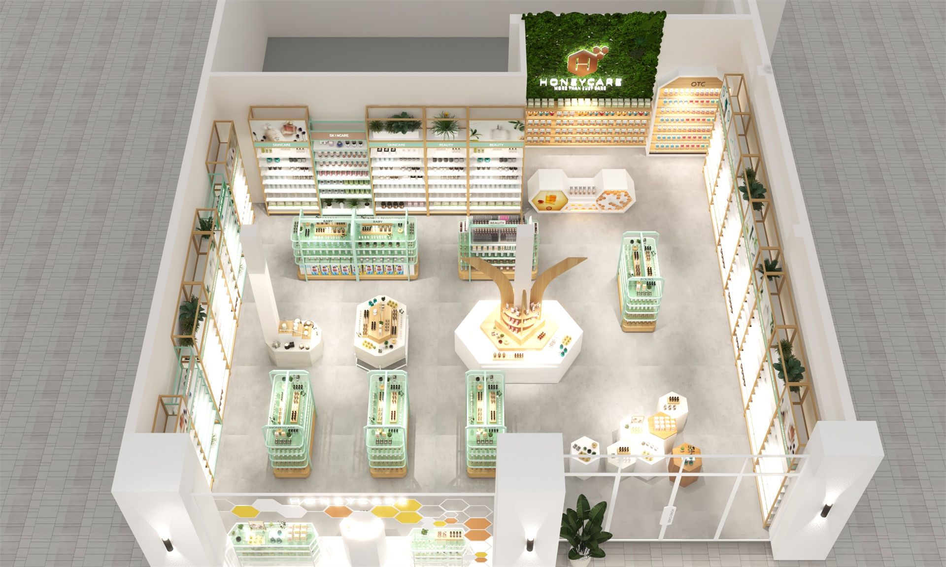 honey store design