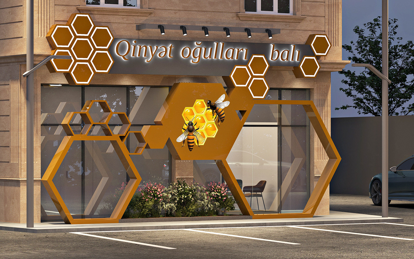 honey shop design