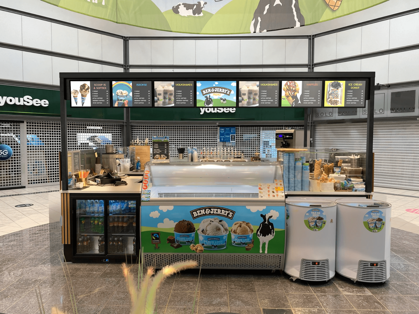 ice cream booth