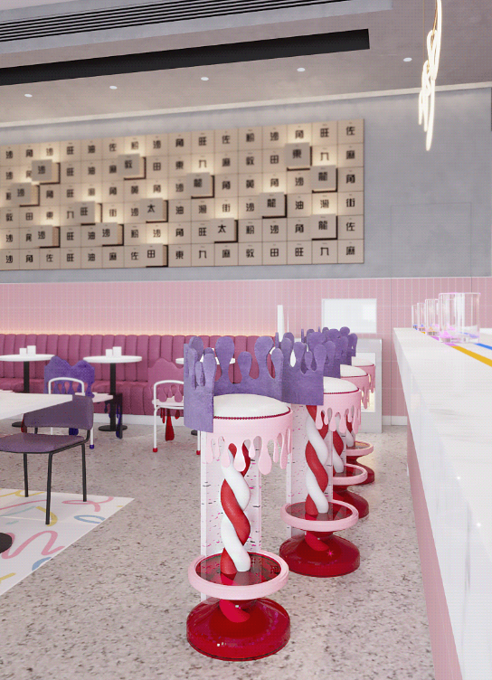 ice cream shop design 