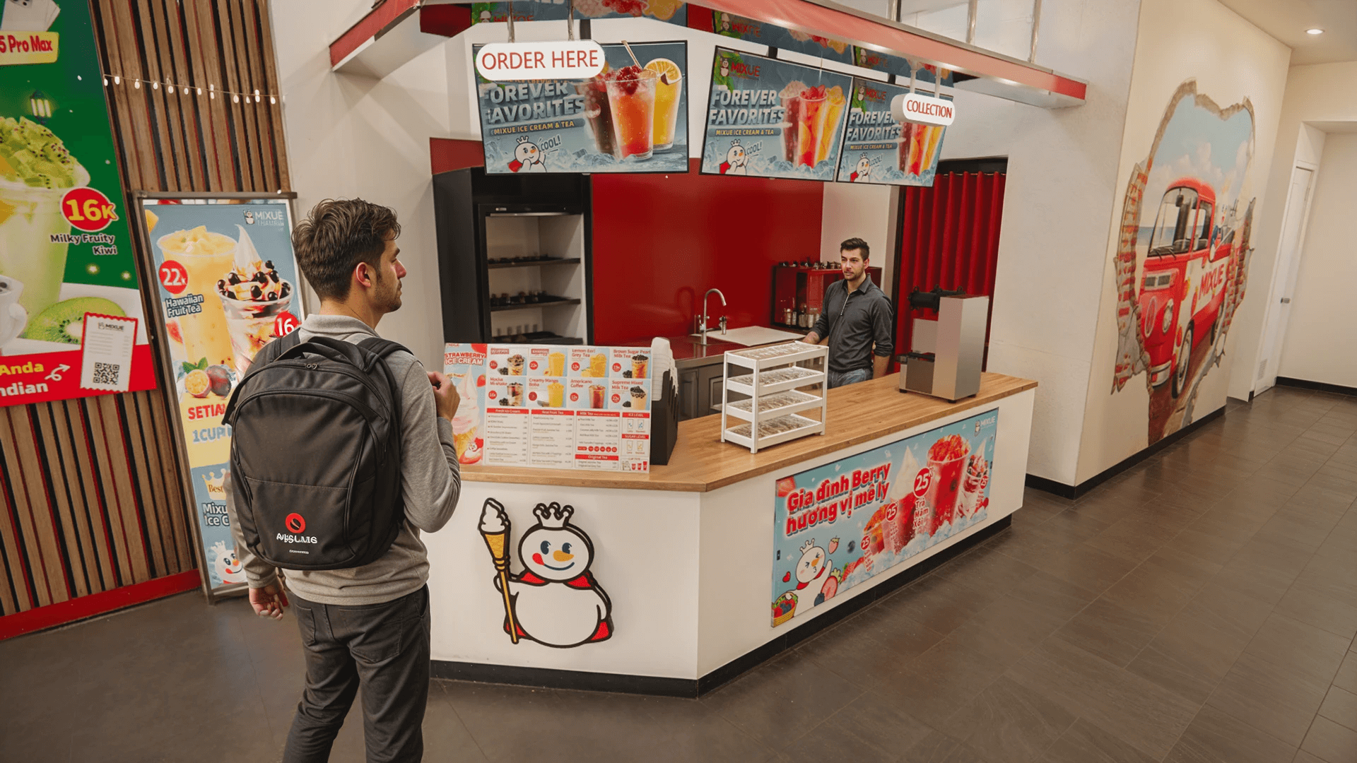 ice cream shop
