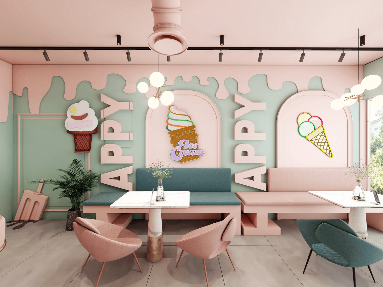 ice cream shop