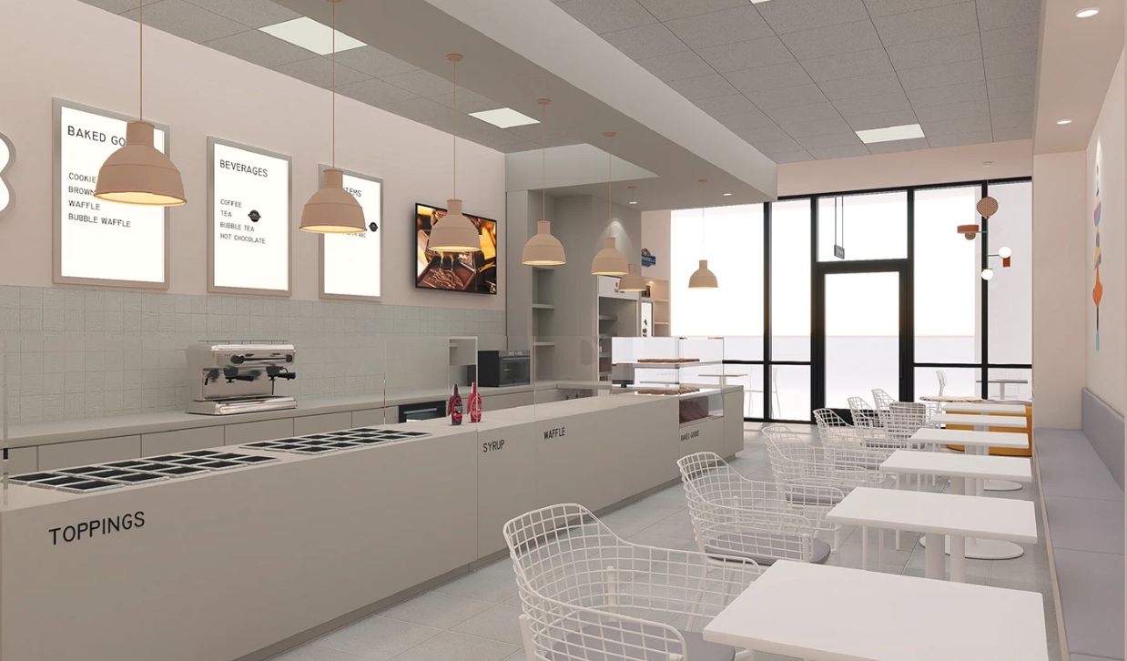 ice cream shop design
