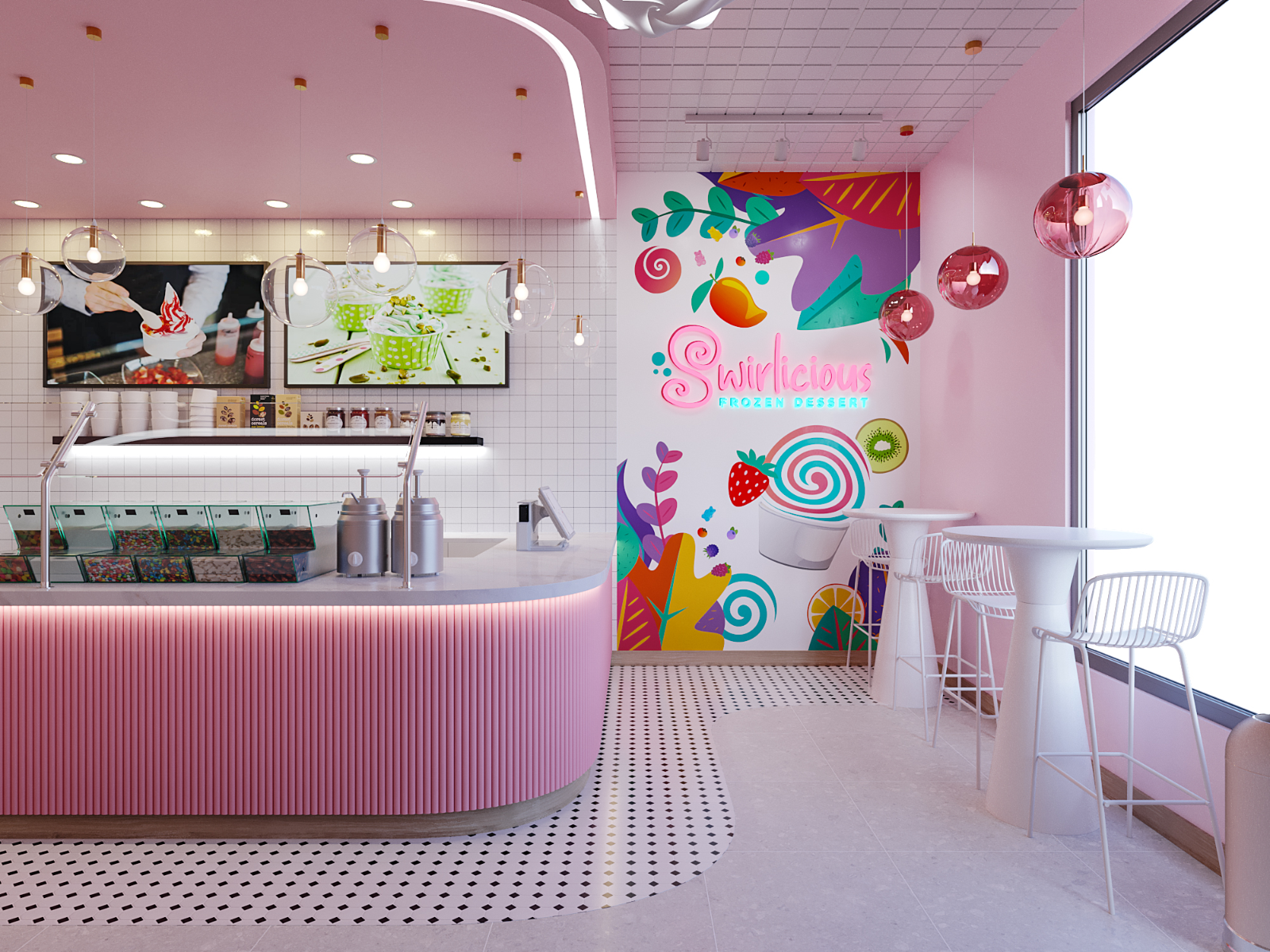 ice cream shop