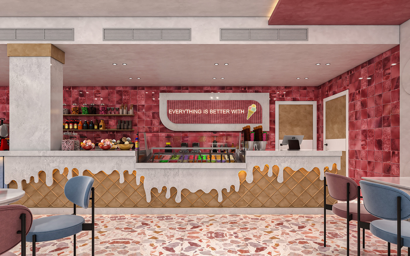 ice cream shop
