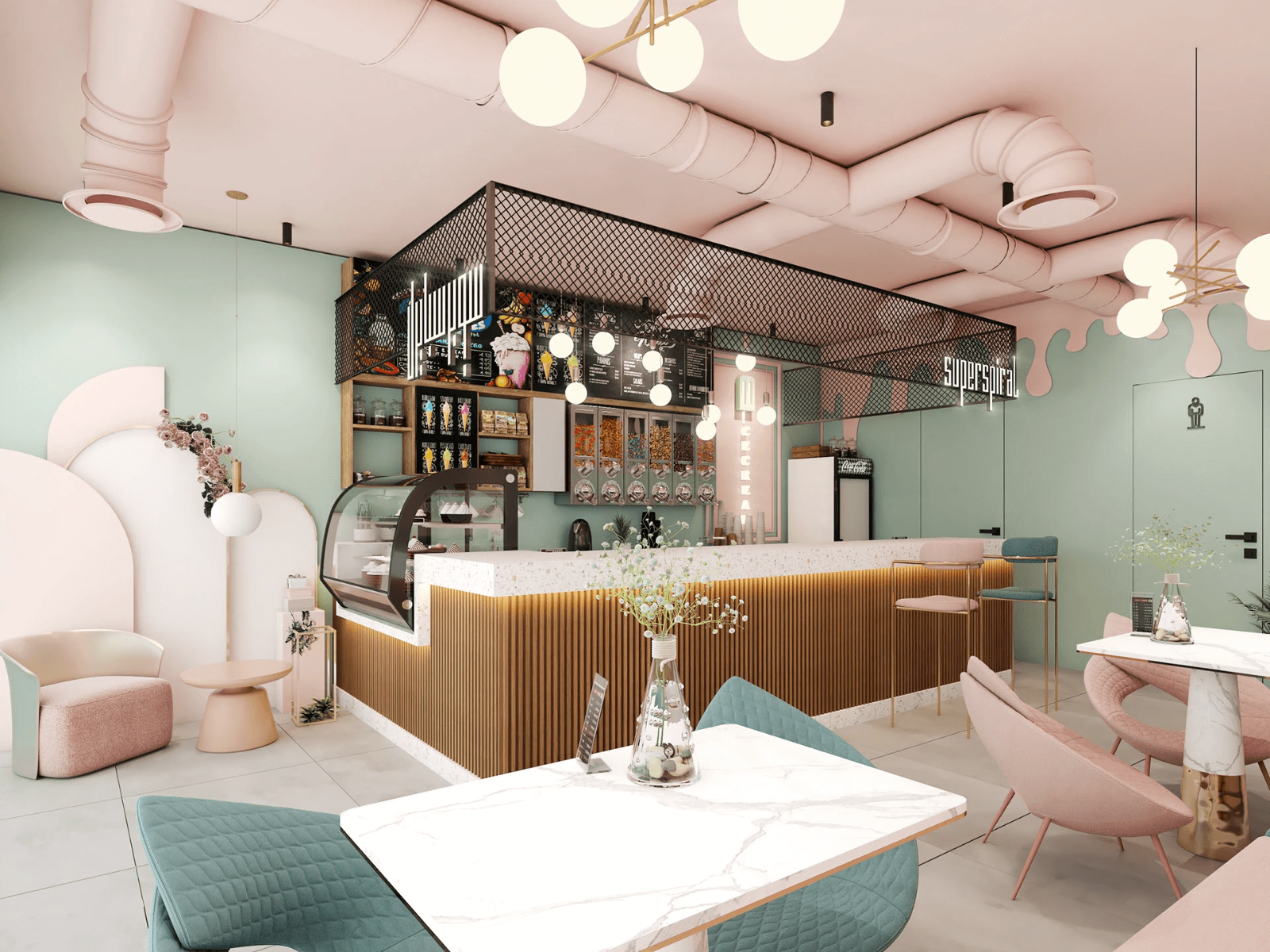 ice cream shop