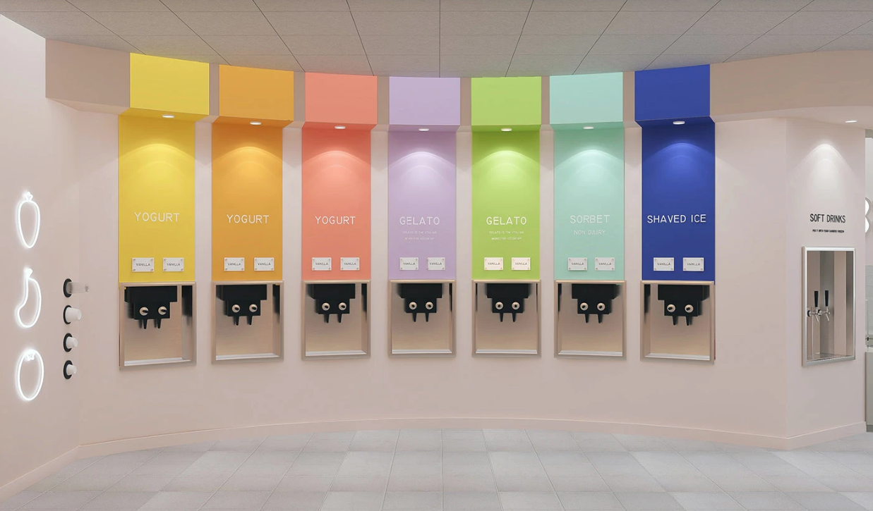 ice cream shop design