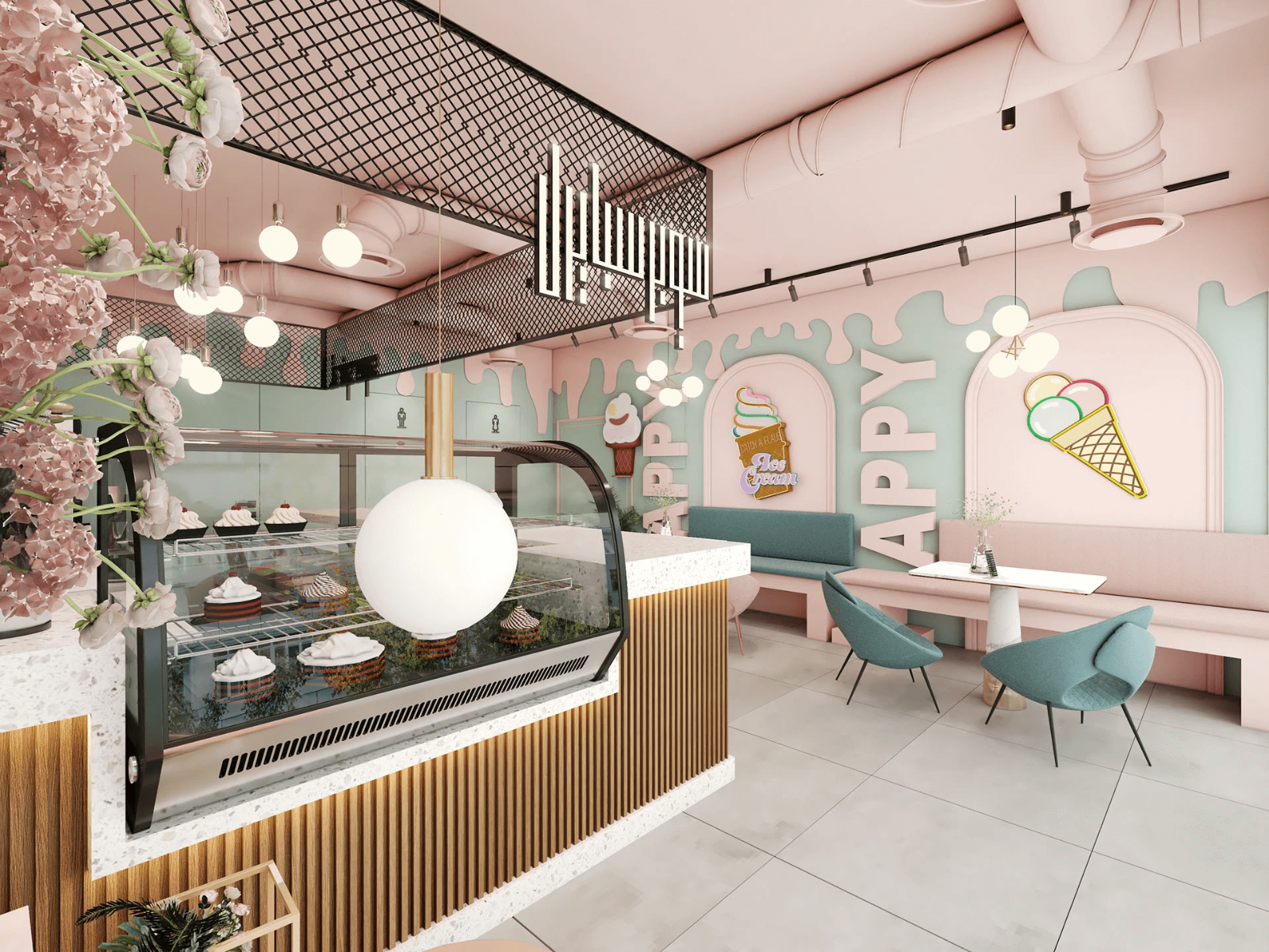 ice cream shop