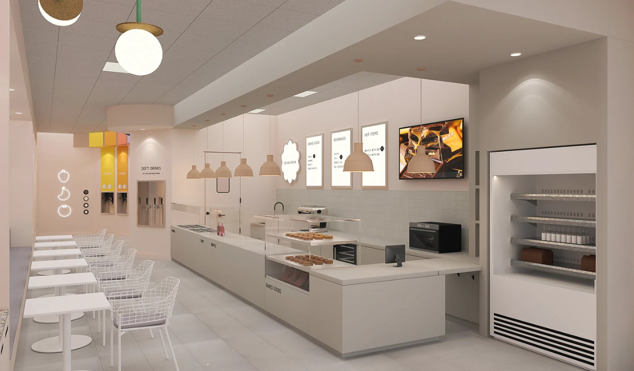 ice cream shop design