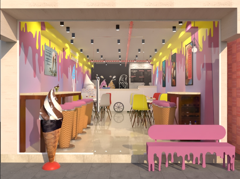 ice cream shop
