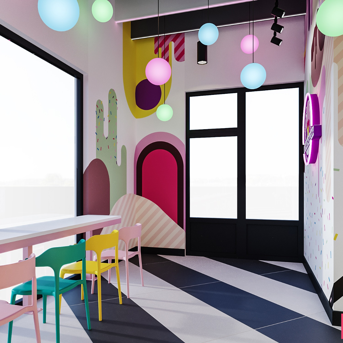 ice cream shop