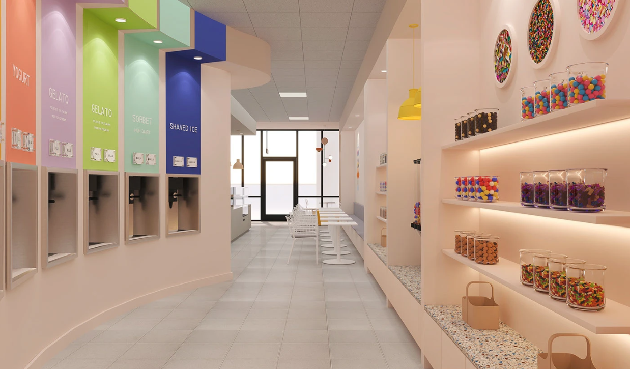 ice cream shop design