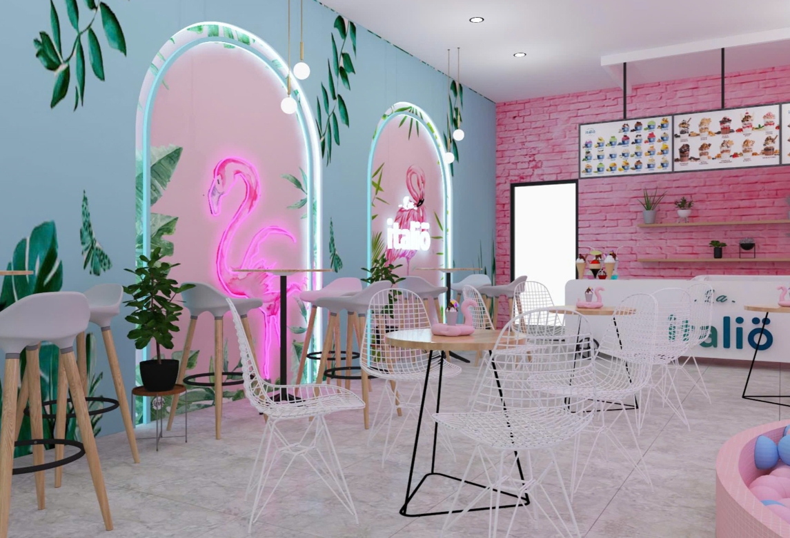 ice cream shop