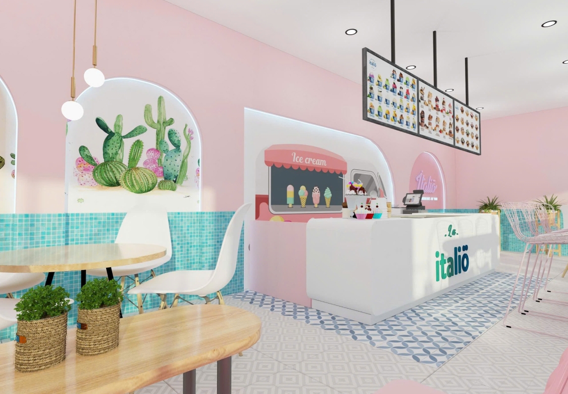 ice cream shop