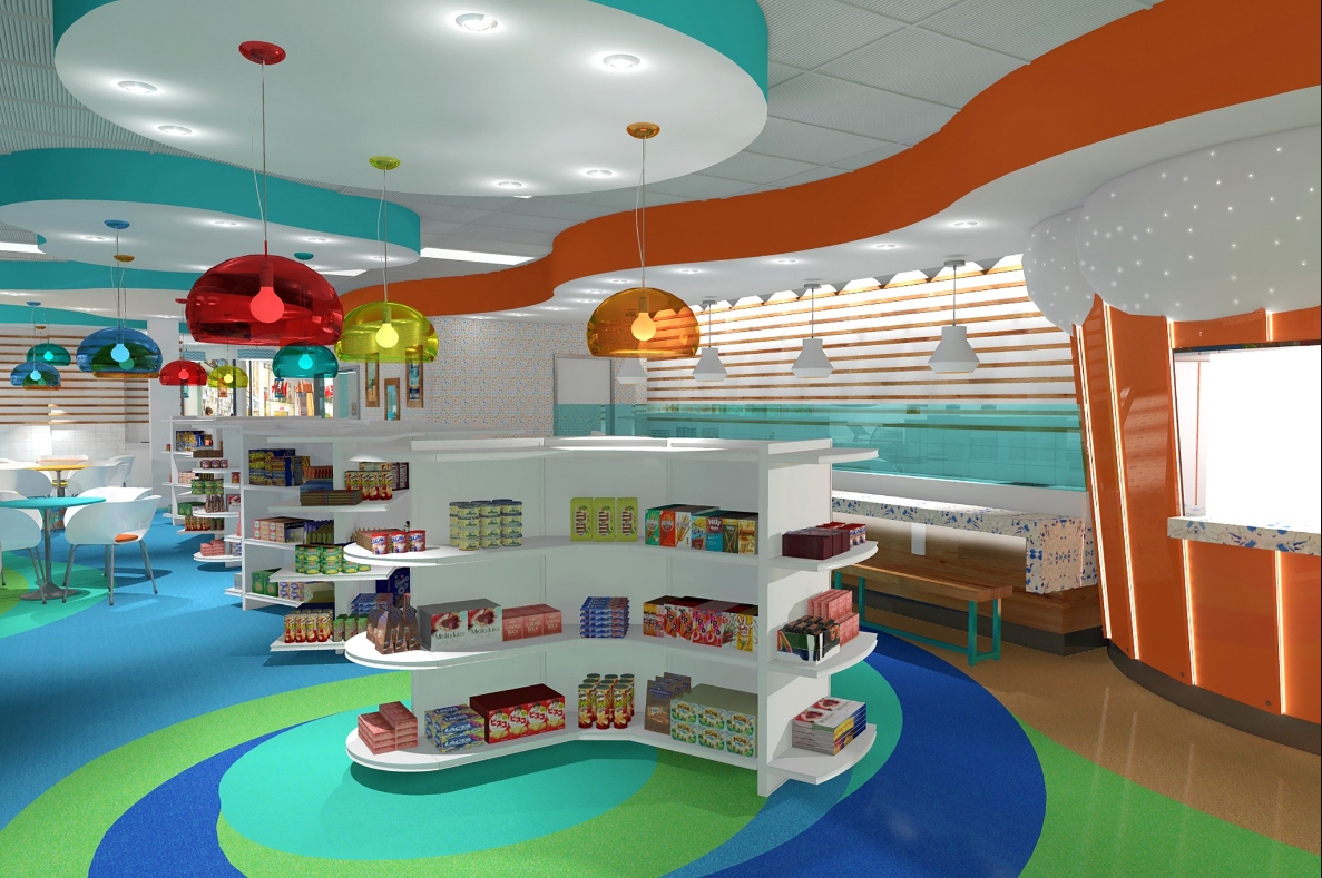 ice cream shop furniture