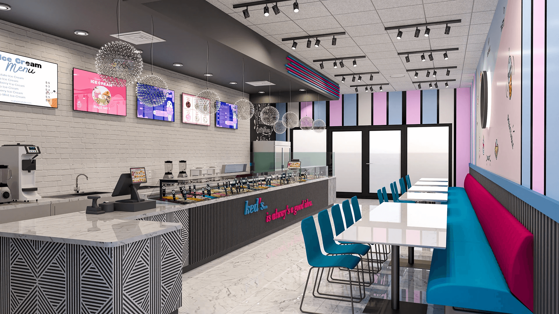 ice cream shop