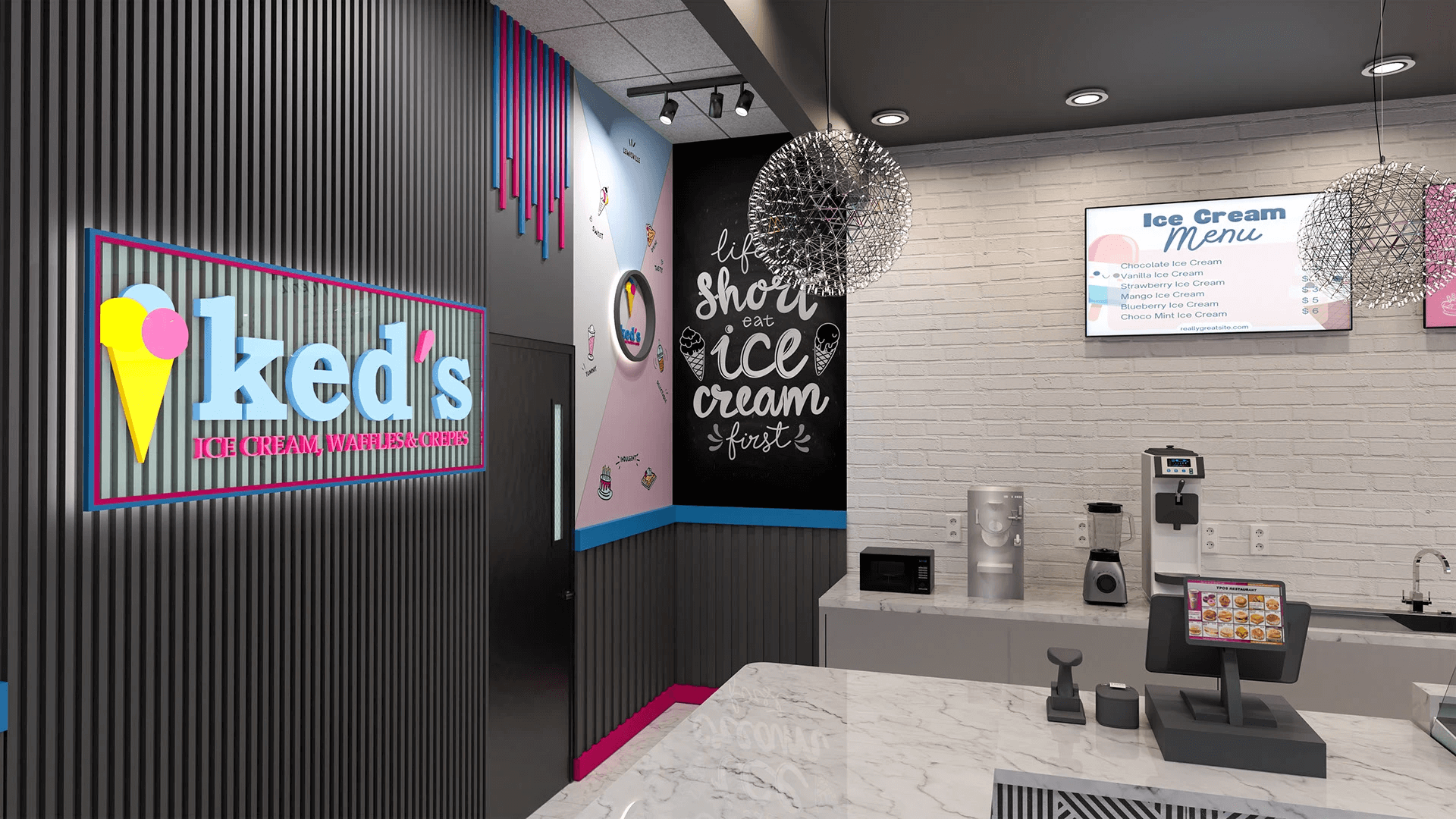 ice cream shop