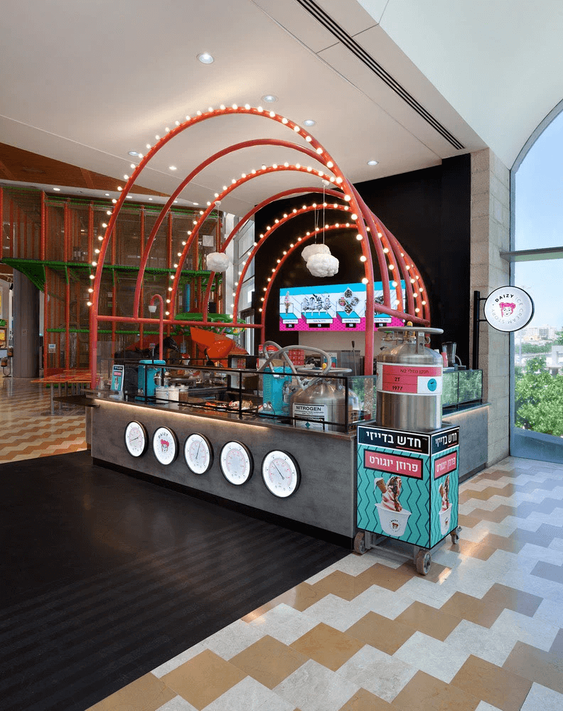 ice cream kiosk